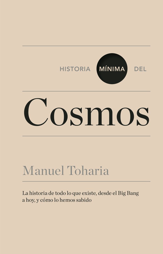 Boekomslag van Historia mínima del cosmos