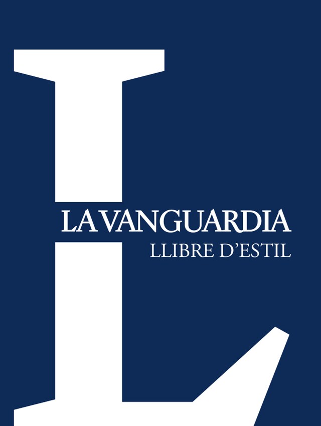 Portada de libro para Llibre d'estil 'La Vanguardia'