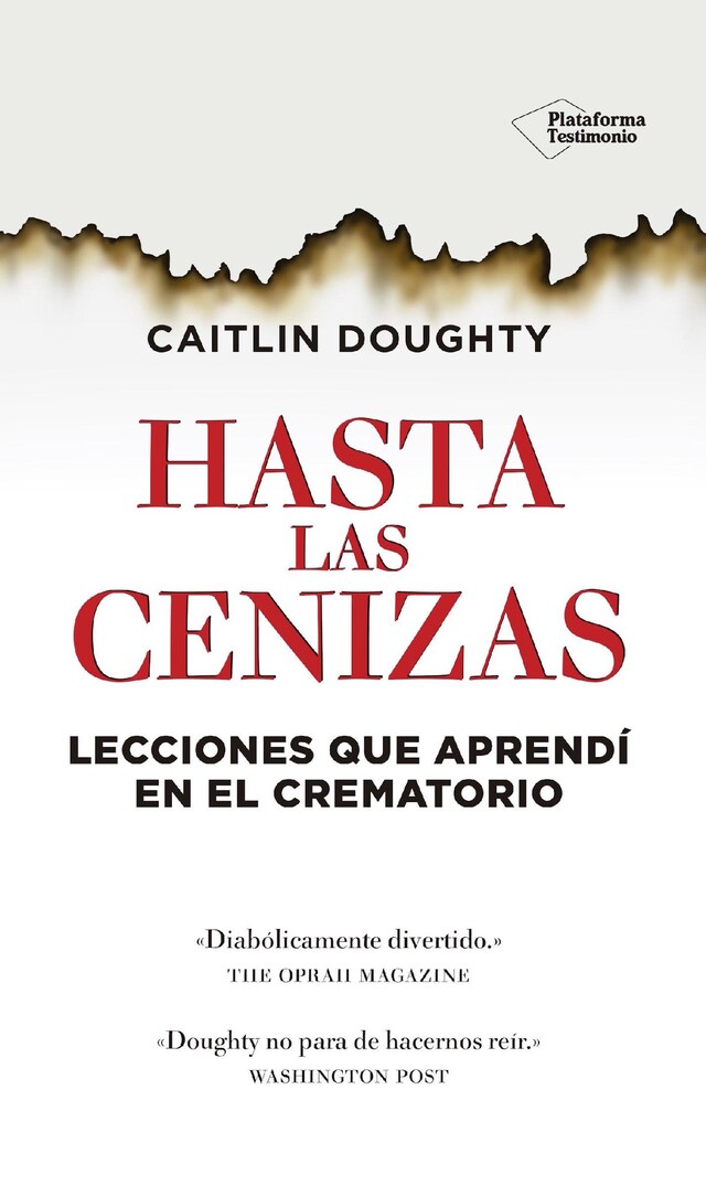 Portada de libro para Hasta las cenizas