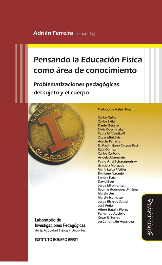 Okładka książki dla Pensando la Educación Física como área de conocimiento