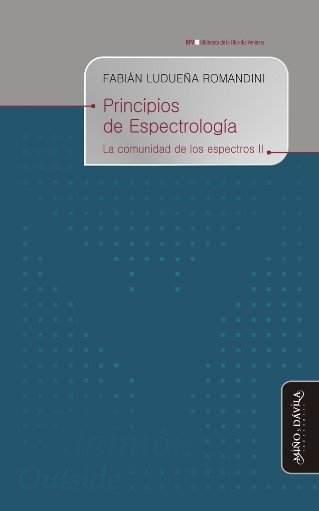 Book cover for Principios de espectrología