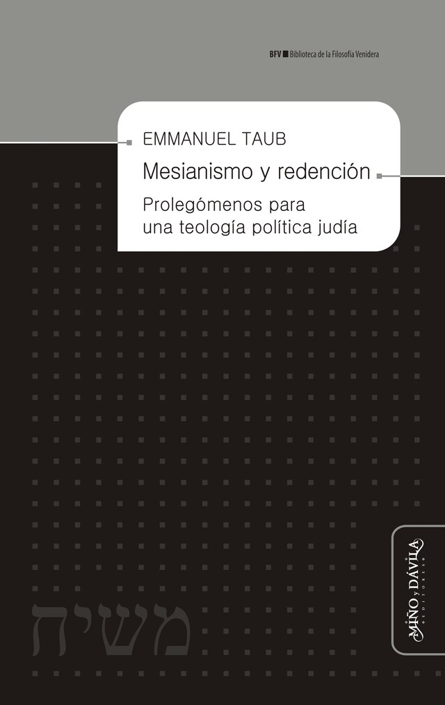 Book cover for Mesianismo y redención