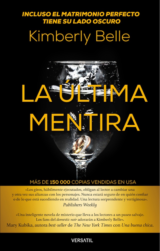 Book cover for La última mentira