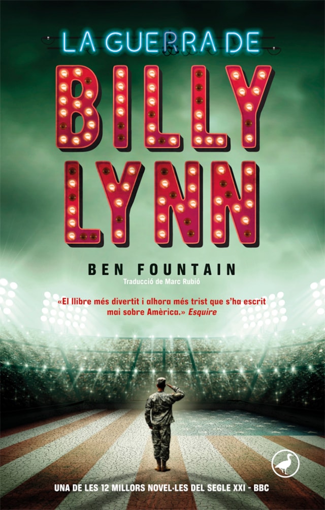 Kirjankansi teokselle La guerra de Billy Lynn
