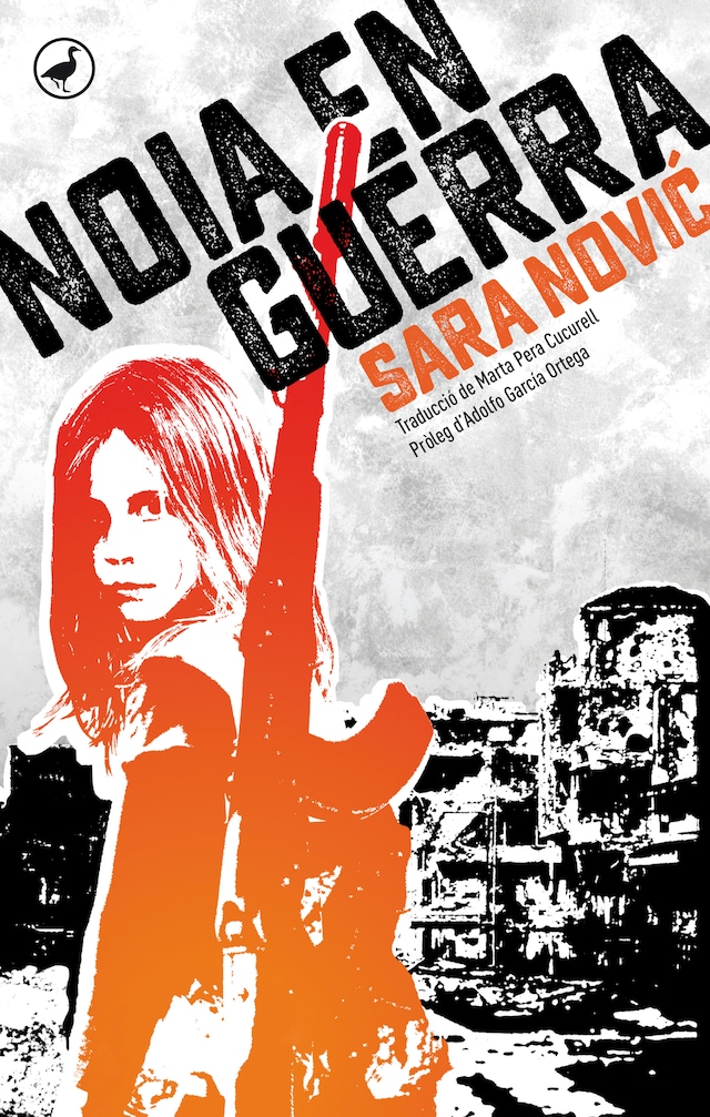 Book cover for Noia en guerra