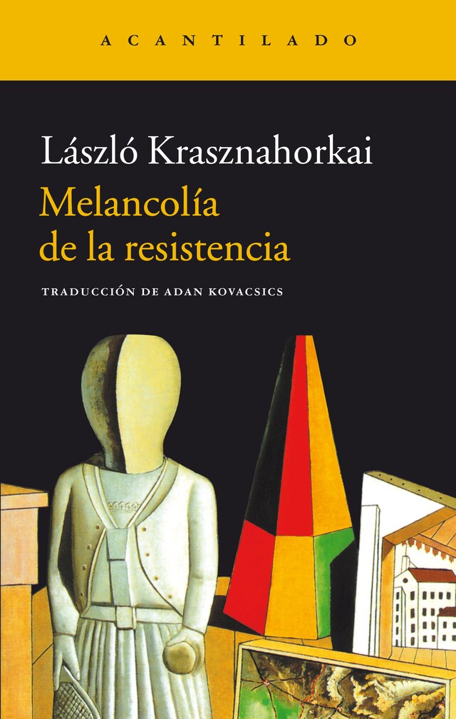 Kirjankansi teokselle Melancolía de la resistencia