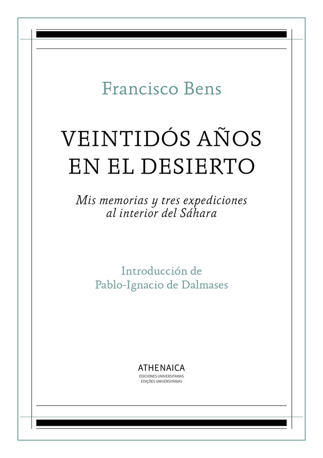 Book cover for Veintidós años en el desierto