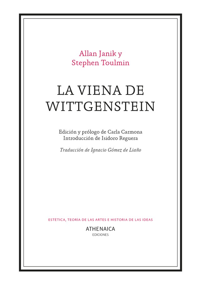 Boekomslag van La Viena de Wittgenstein