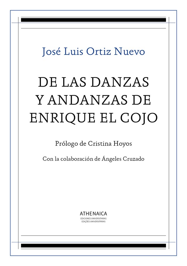 Portada de libro para De las danzas y andanzas de Enrique el Cojo