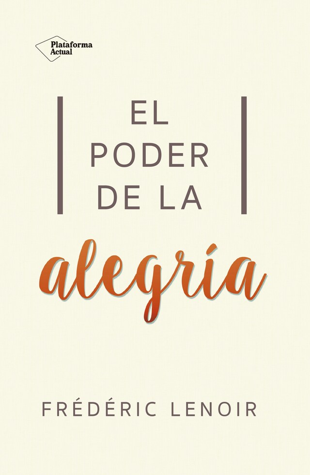 Book cover for El poder de la alegría