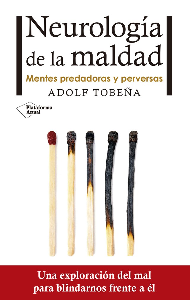 Portada de libro para Neurología de la maldad