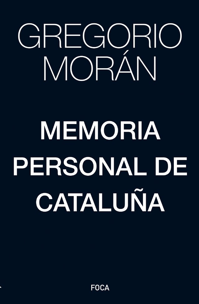 Buchcover für Memoria personal de Cataluña