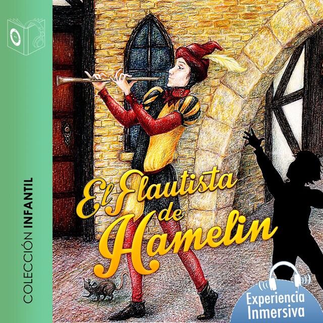 Book cover for El flautista de Hamelin - dramatizado