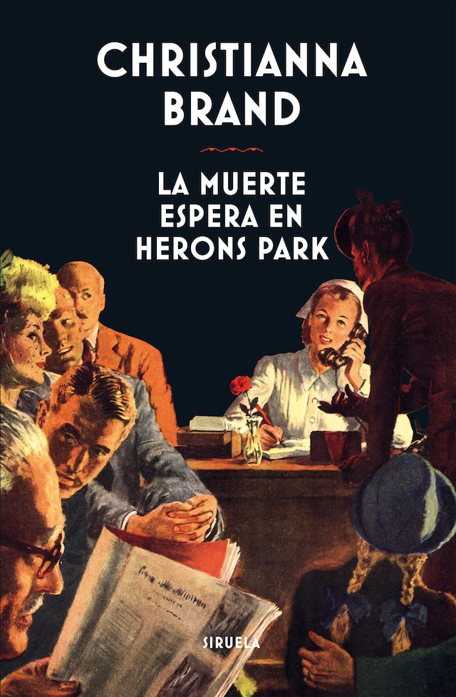 Book cover for La muerte espera en Herons Park