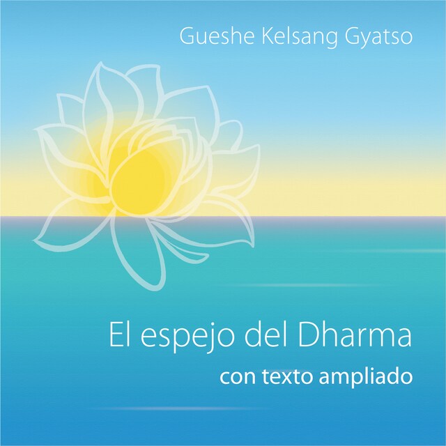 Buchcover für El espejo del Dharma, con texto ampliado