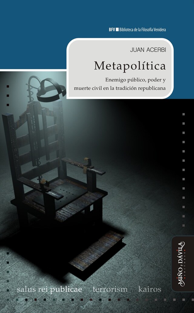 Copertina del libro per Metapolítica