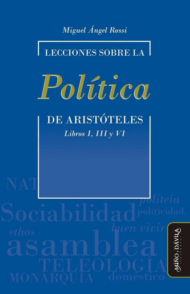 Okładka książki dla Lecciones sobre la Política de Aristóteles