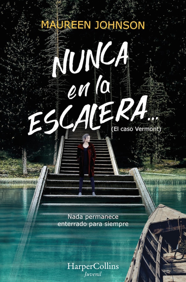 Book cover for Nunca en la escalera...