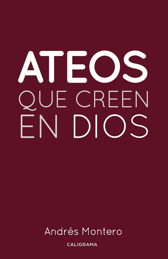 Boekomslag van Ateos que creen en Dios