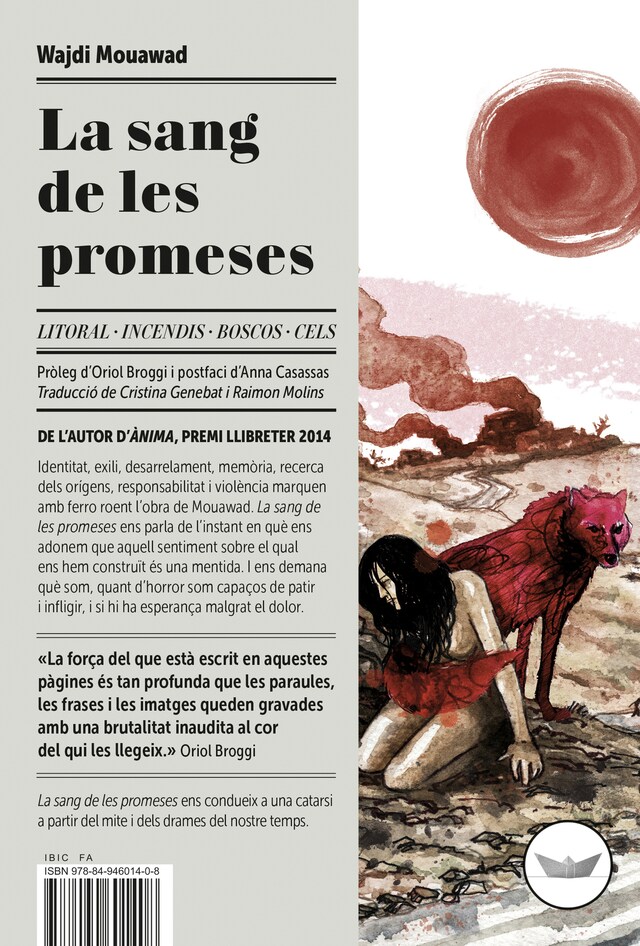Book cover for La sang de les promeses