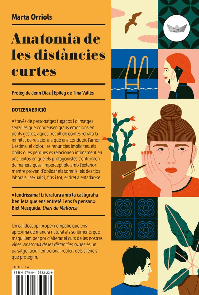 Portada de libro para Anatomia de les distàncies curtes