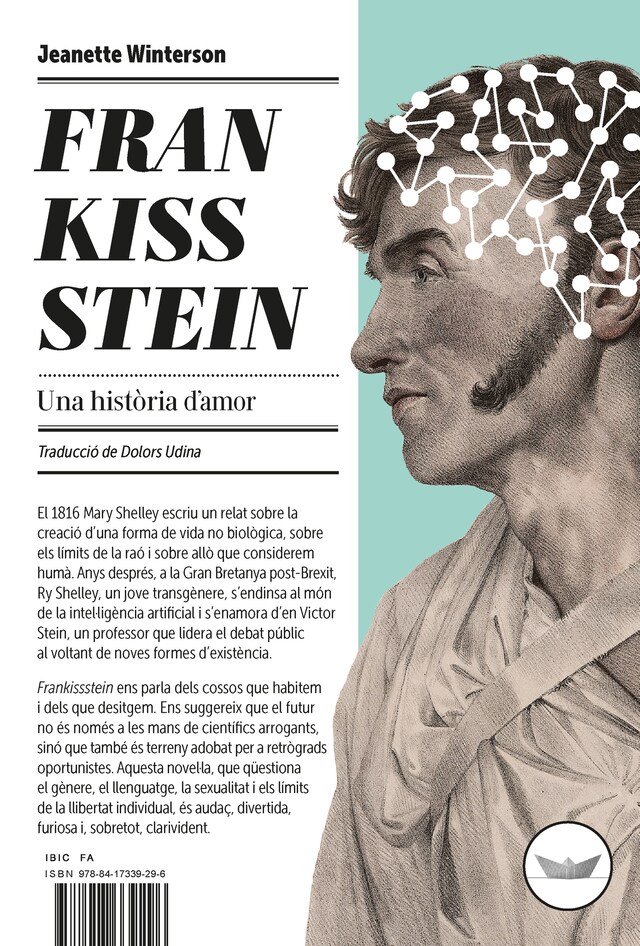 Copertina del libro per Frankissstein