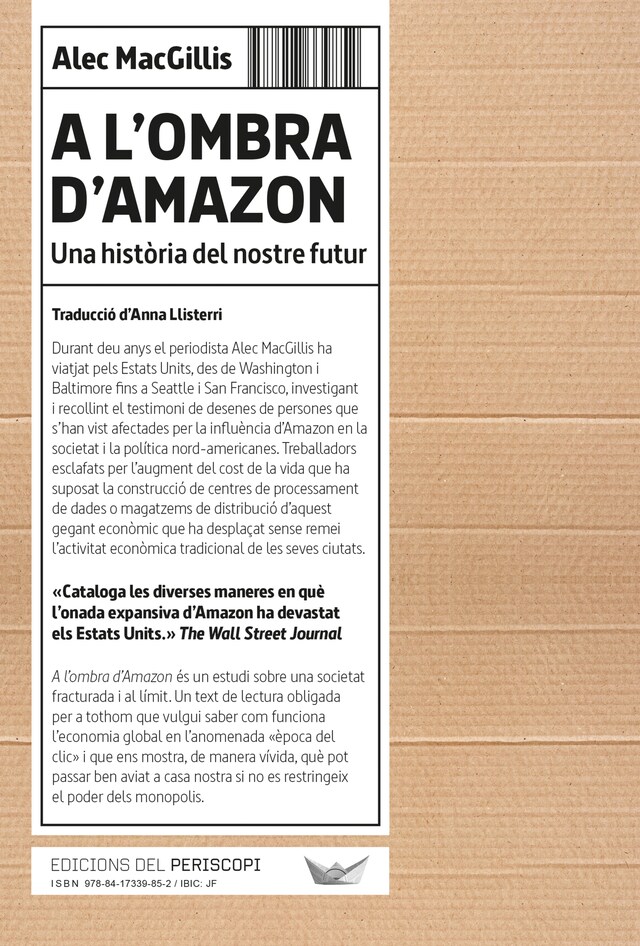 Portada de libro para A l'ombra d'Amazon