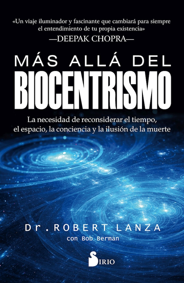 Buchcover für Más allá del biocentrismo