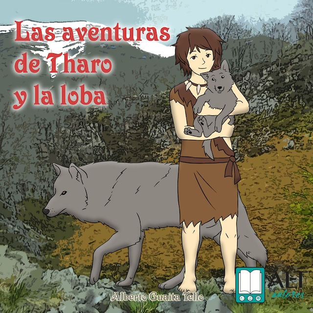 Book cover for Las aventuras de Tharo y la loba