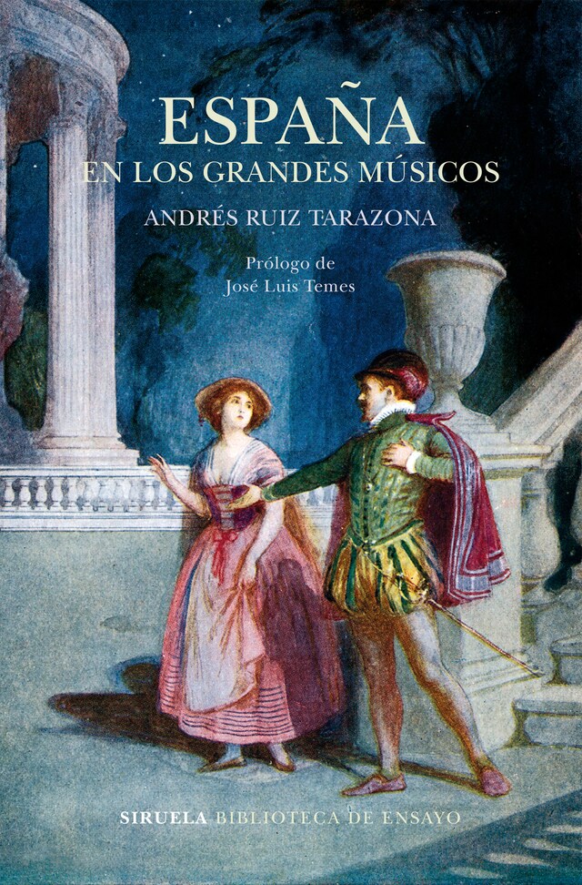 Portada de libro para España en los grandes músicos