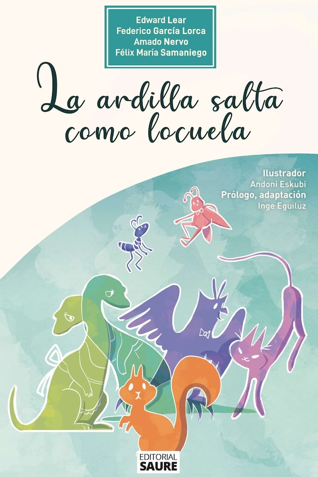 Book cover for La ardilla salta como locuela