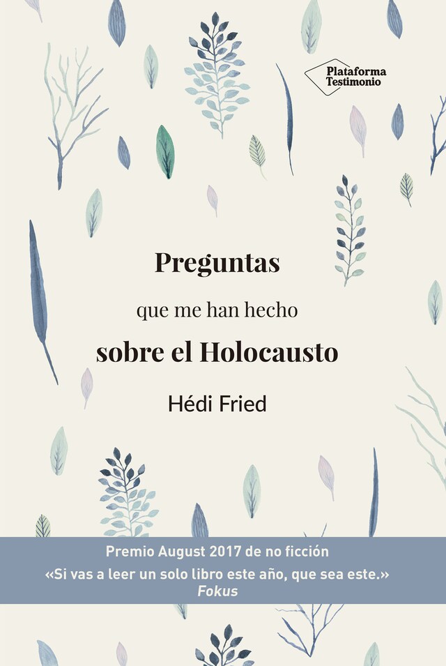 Copertina del libro per Preguntas que me han hecho sobre el Holocausto