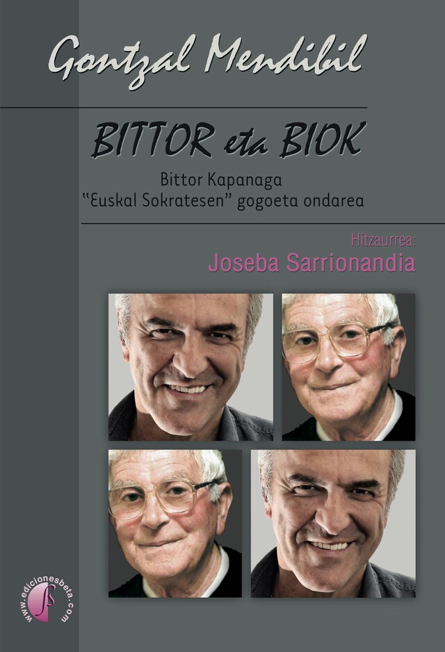 Bokomslag for Bittor eta biok. Bittor Kapanaga "Euskal Sokratesen" gogoeta ondarea.