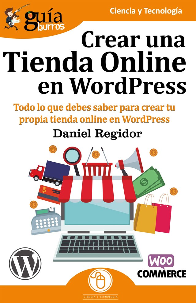 Book cover for Guíaburros: Crear una tienda online en WordPress