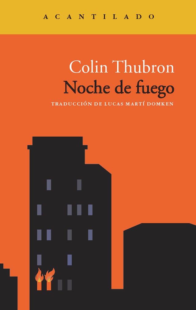 Book cover for Noche de fuego