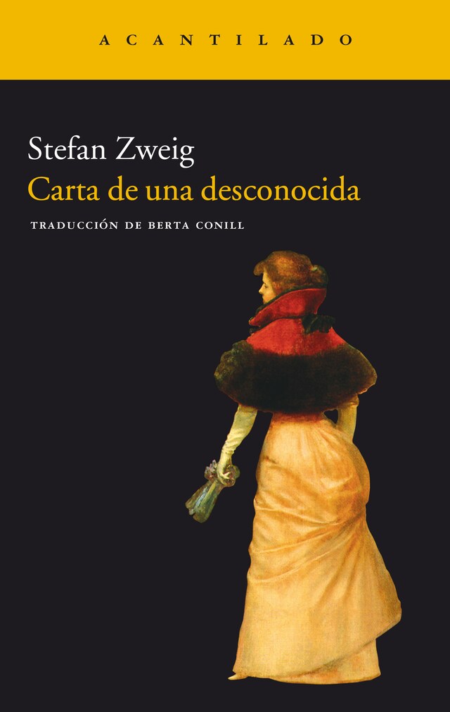 Portada de libro para Carta de una desconocida