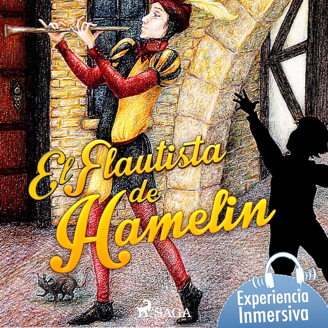 Couverture de livre pour Cuento musical "El flautista de Hamelin"