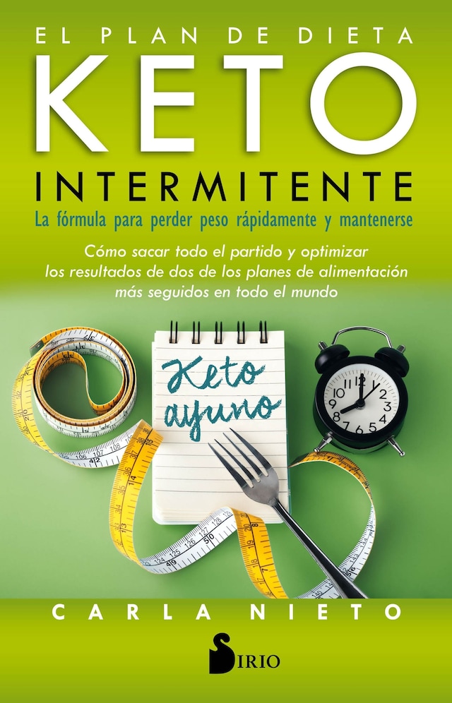Okładka książki dla El plan de dieta keto intermitente