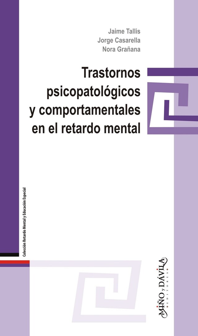 Copertina del libro per Trastornos psicopatológicos y comportamentales en el retardo mental