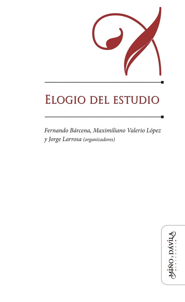 Bokomslag for Elogio del estudio