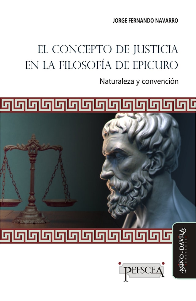 Book cover for El concepto de justicia en la filosofía de Epicuro