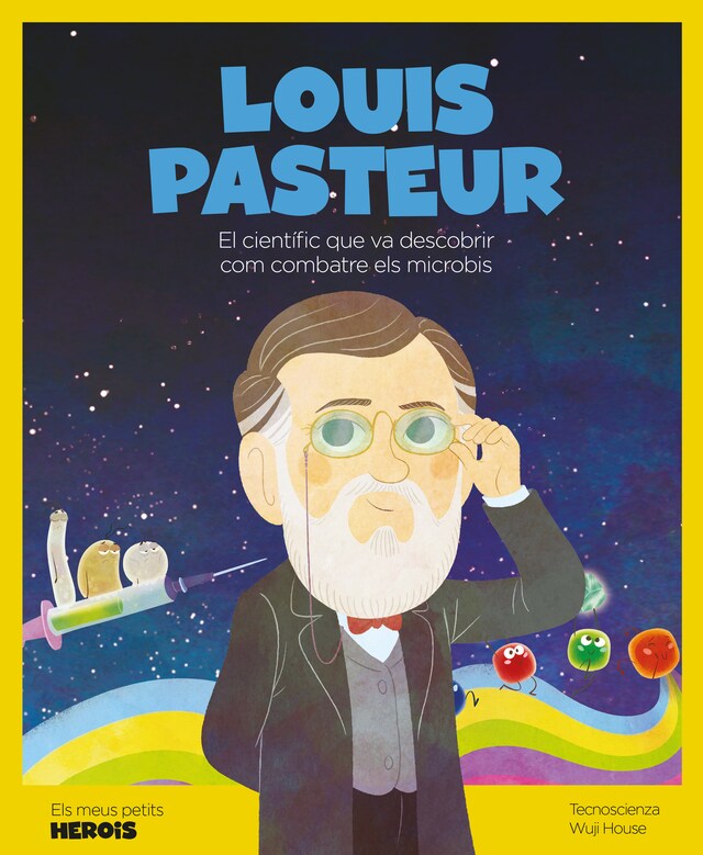 Copertina del libro per Louis Pasteur