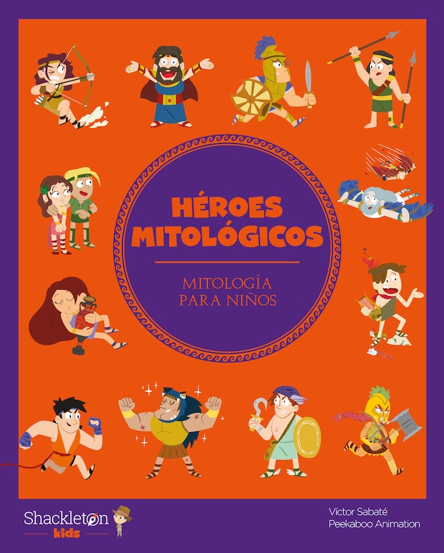 Okładka książki dla Héroes mitológicos