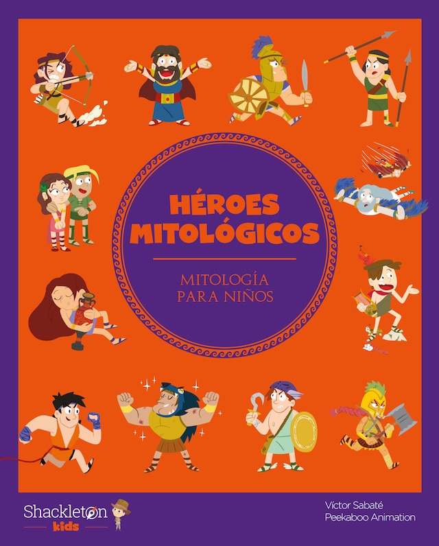 Book cover for Héroes mitológicos