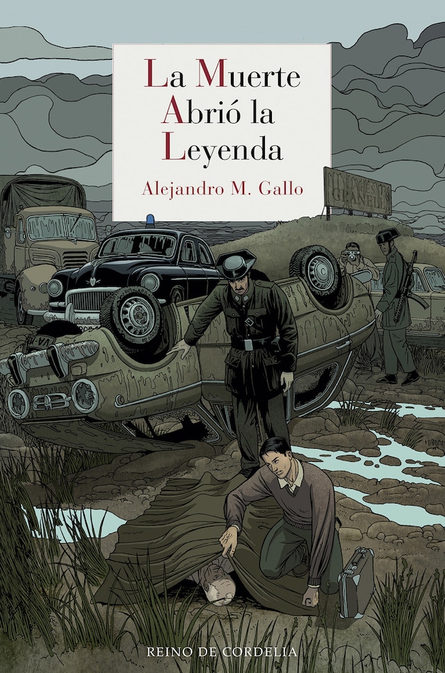 Book cover for La muerte abrió la leyenda