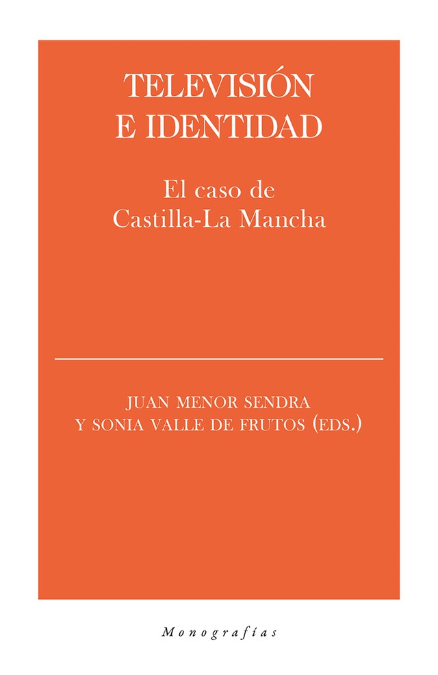 Copertina del libro per Televisión e identidad