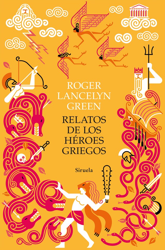 Portada de libro para Relatos de los héroes griegos