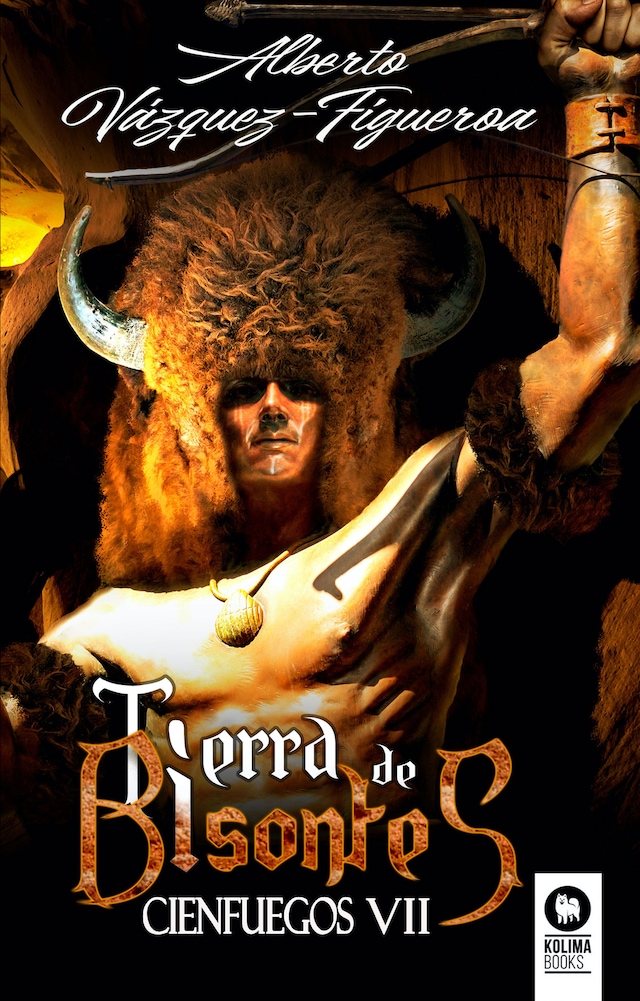 Book cover for Tierra de bisontes. Cienfuegos VII