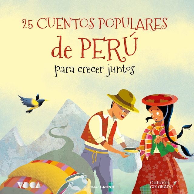 Book cover for 25 Cuentos Populares de Perú para Crecer Juntos