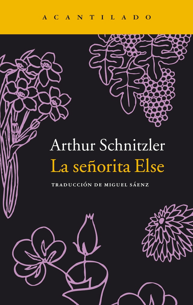Book cover for La señorita Else
